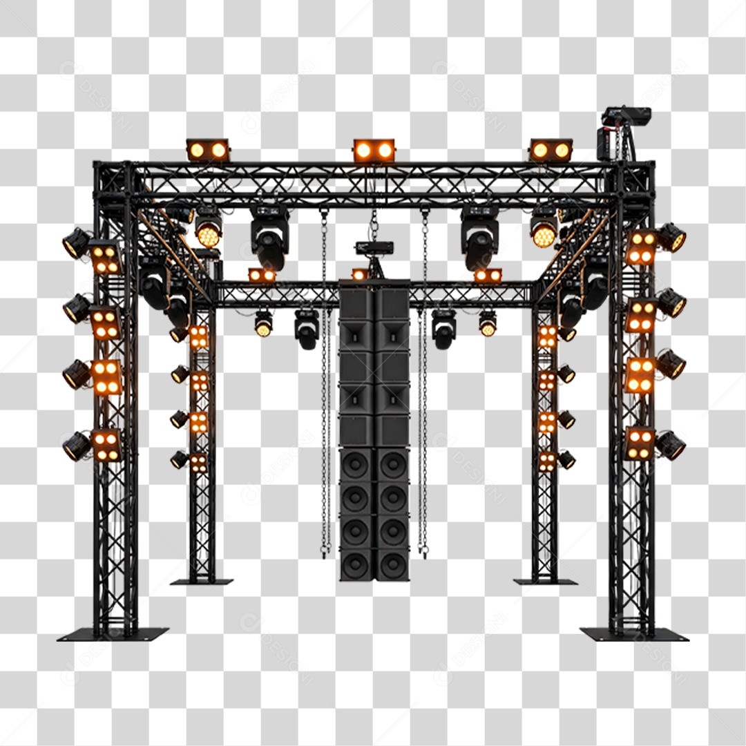 Estrutura de Palco PNG Transparente