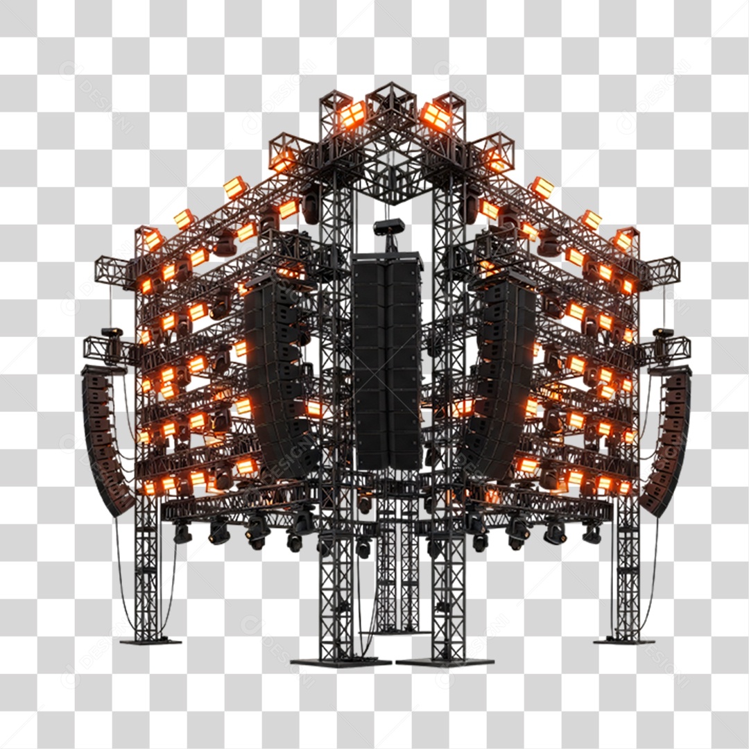 Estrutura de Palco PNG Transparente