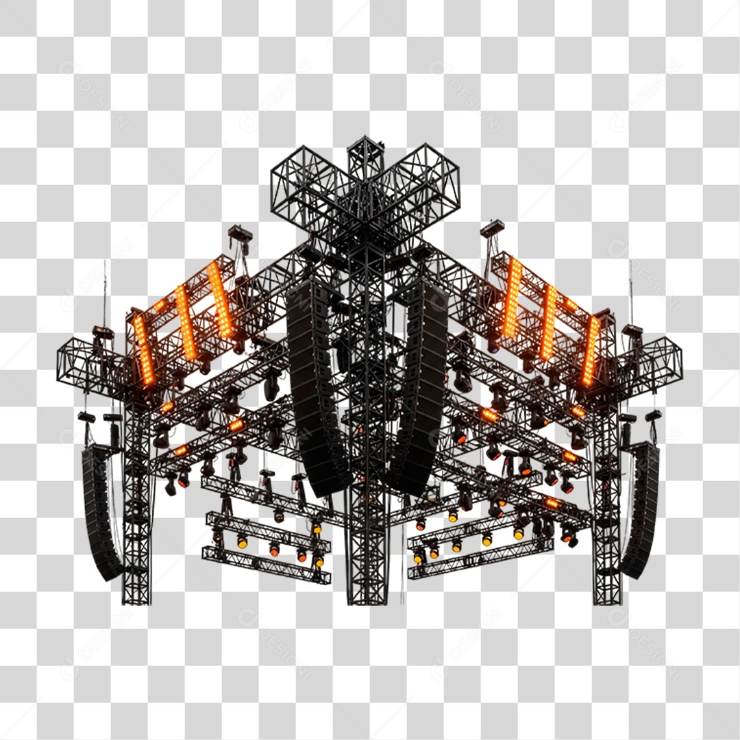 Estrutura de Palco PNG Transparente