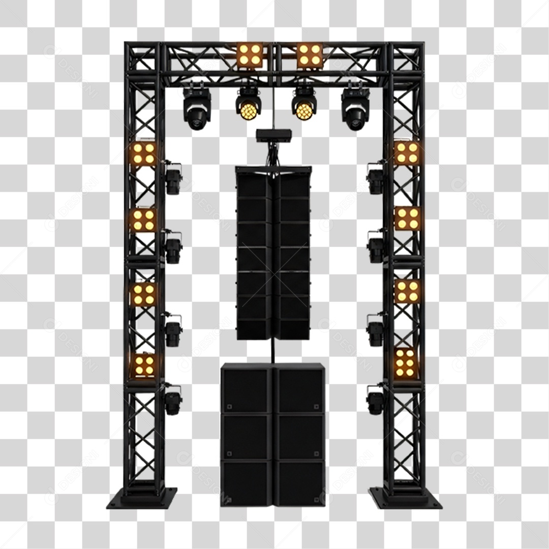 Estrutura de Palco PNG Transparente