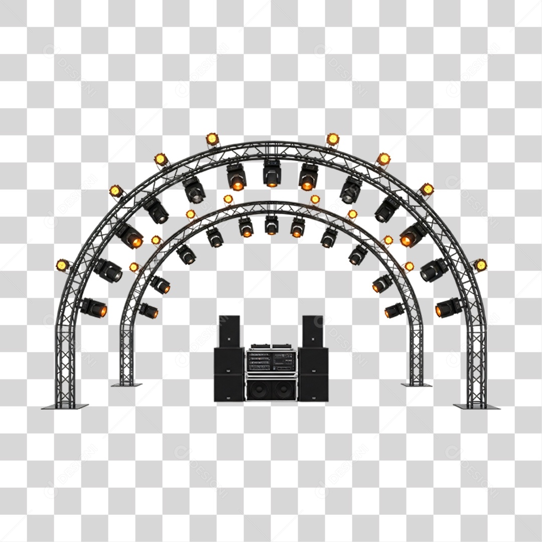 Estrutura de Palco PNG Transparente