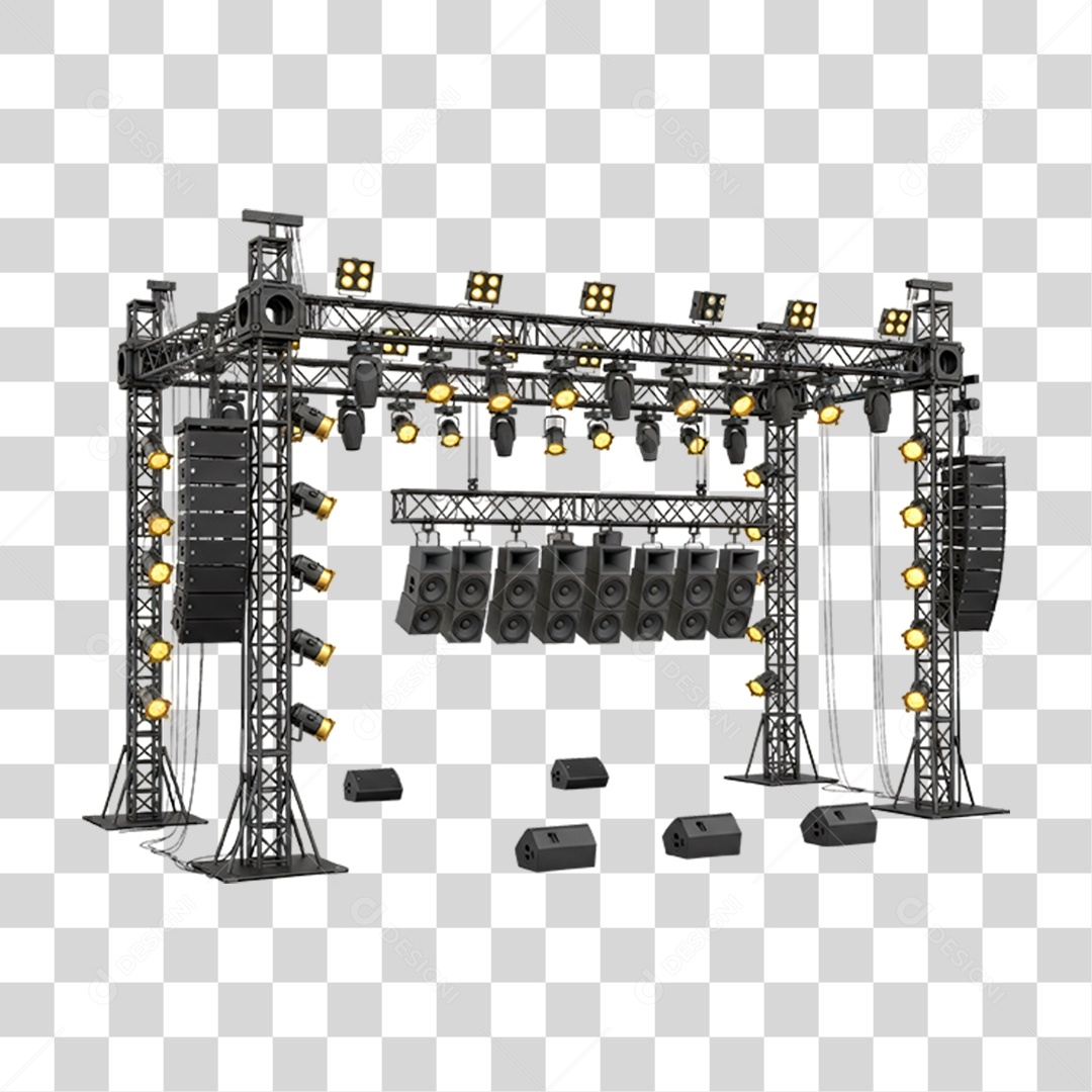 Estrutura de Palco PNG Transparente