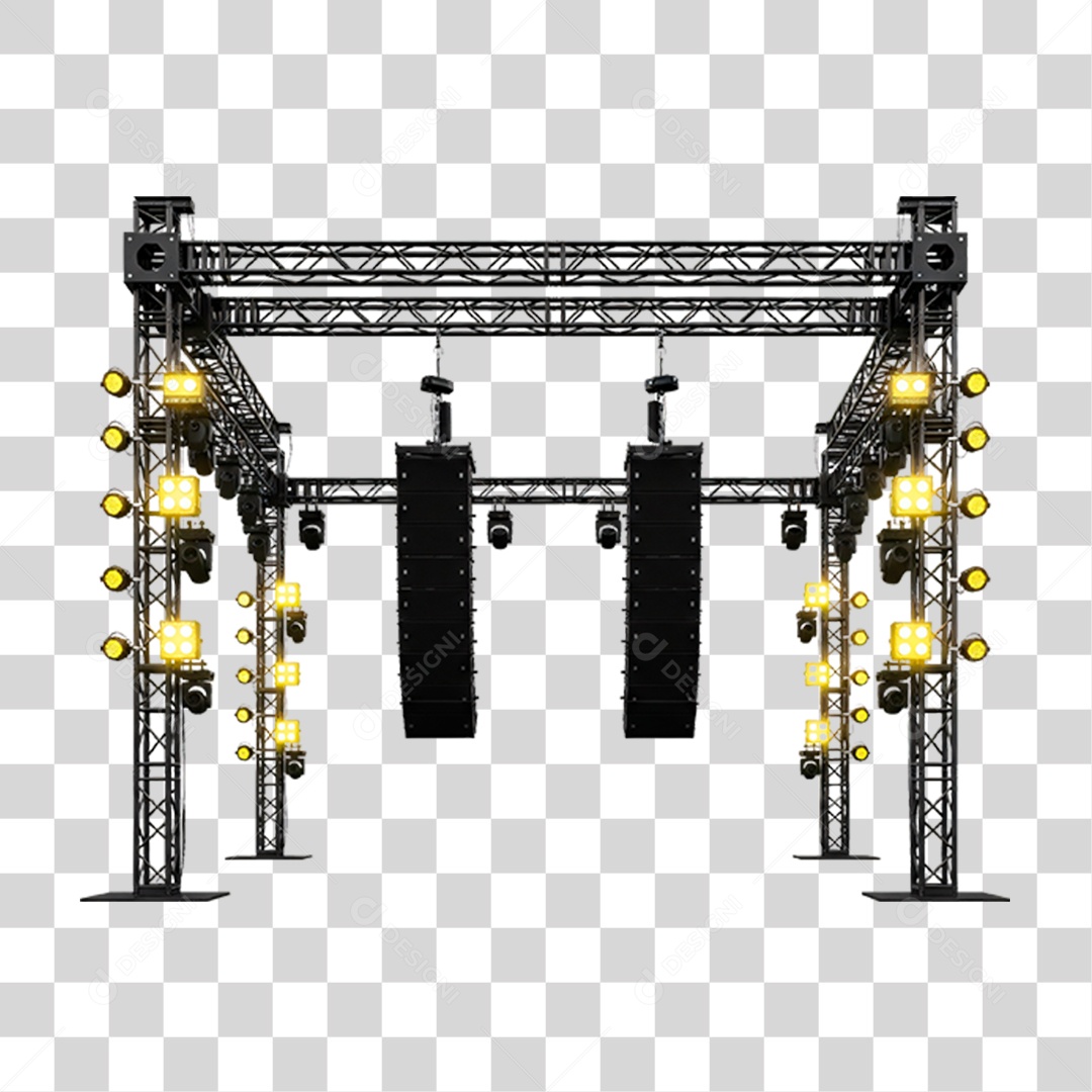 Estrutura de Palco PNG Transparente