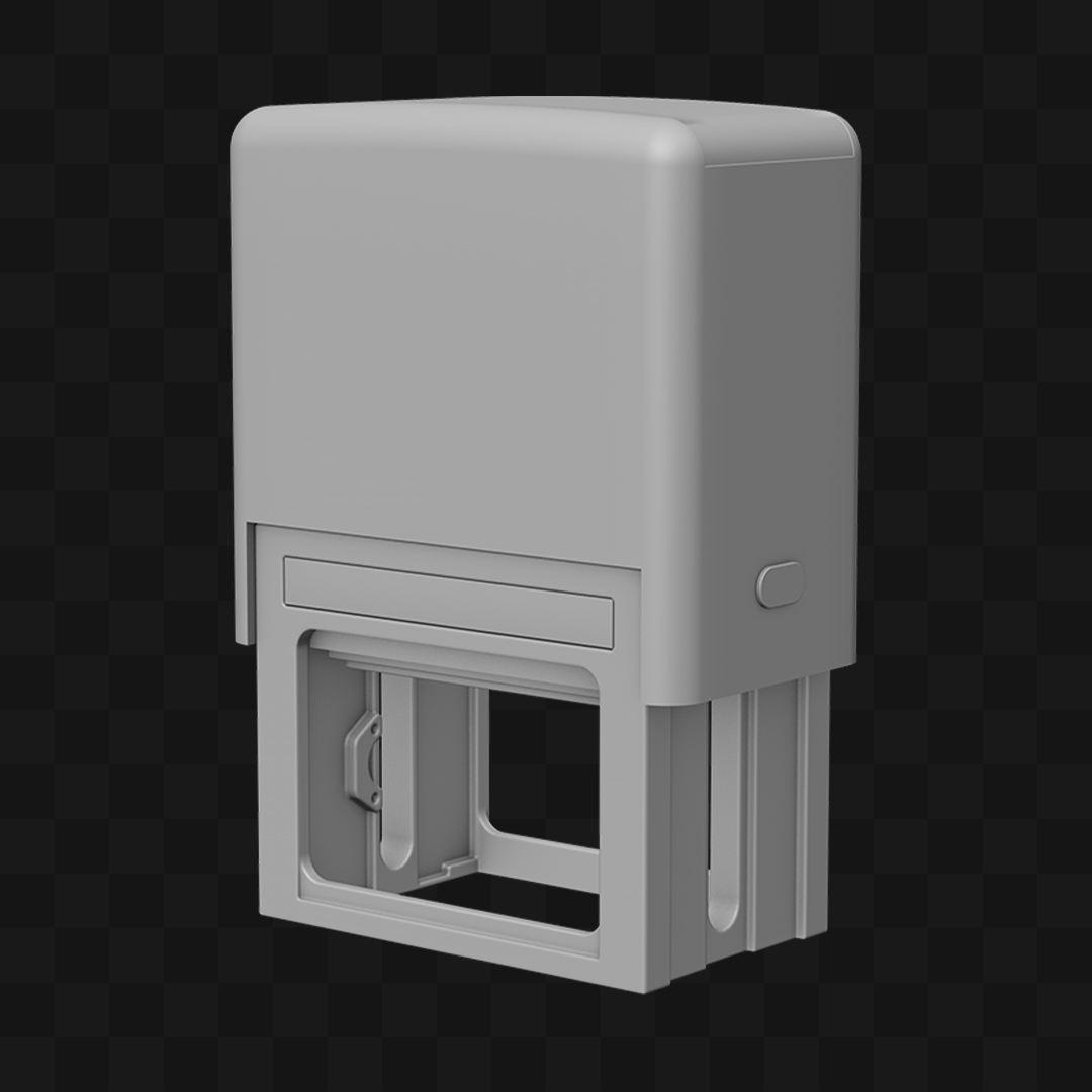 Carimbo Comercial - Modelo 3D