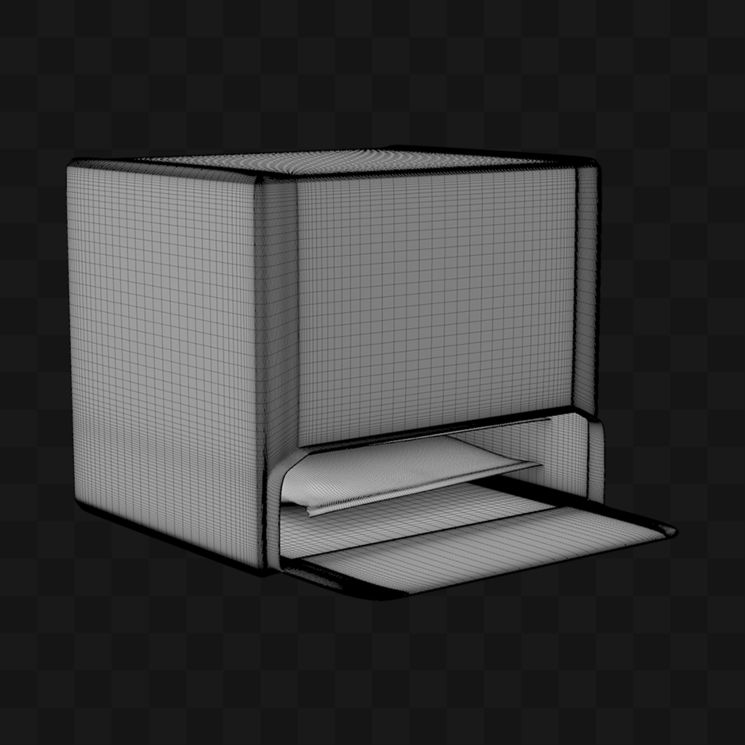 Caixa de Sachês de Chá - Modelo 3D