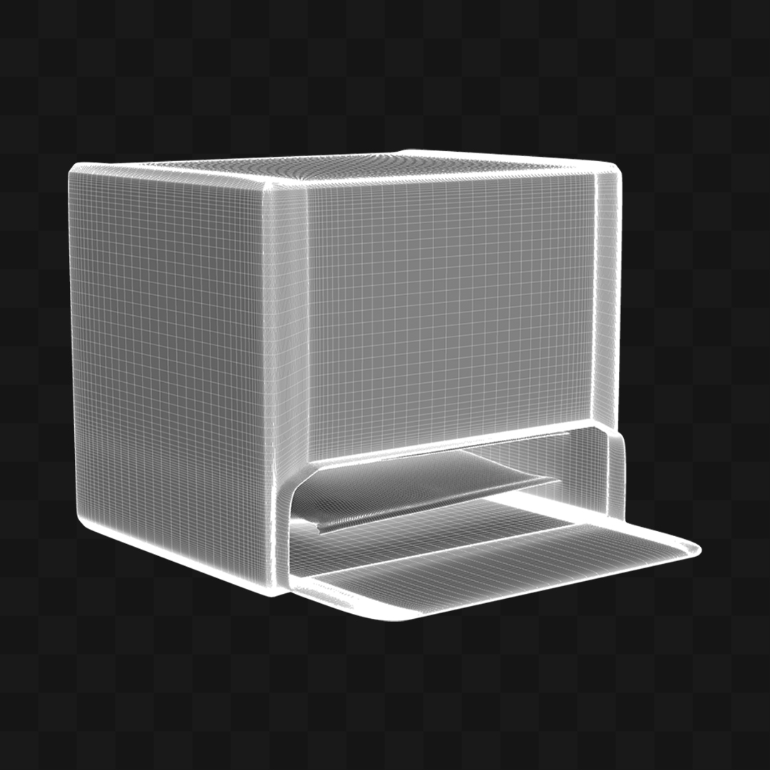 Caixa de Sachês de Chá - Modelo 3D