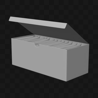 Caixa de Sachês de Chá - Modelo 3D