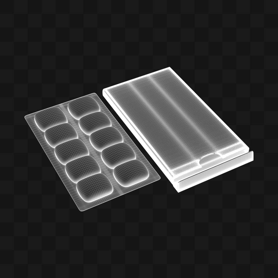 Caixa de Chicletes - Modelo 3D