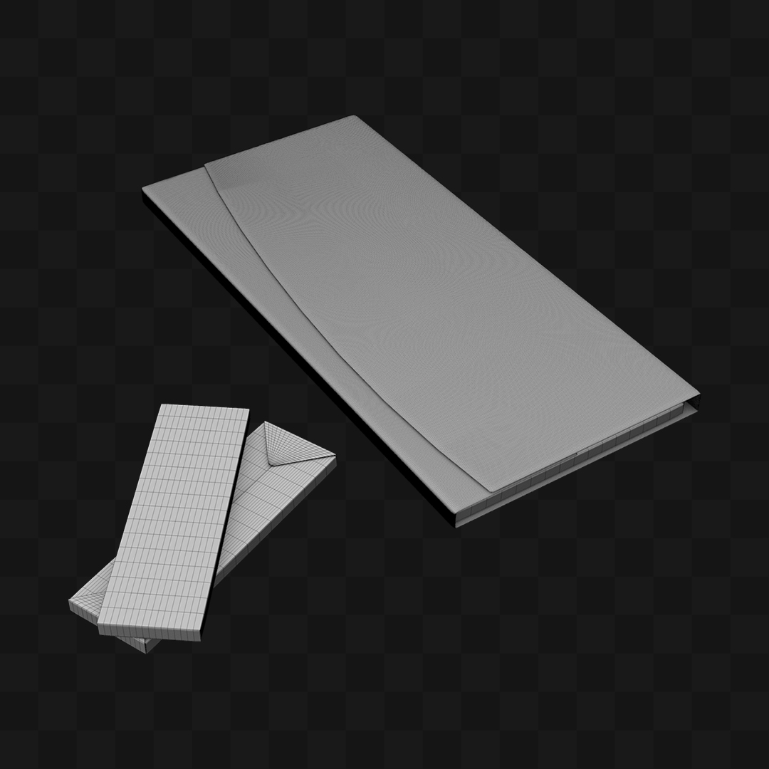 Caixa de Chicletes - Modelo 3D