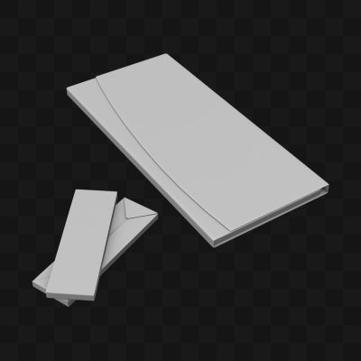 Caixa de Chicletes - Modelo 3D