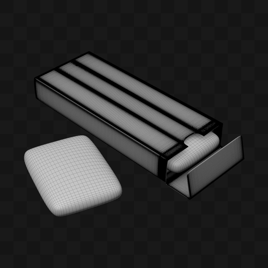 Caixa de Chicletes - Modelo 3D