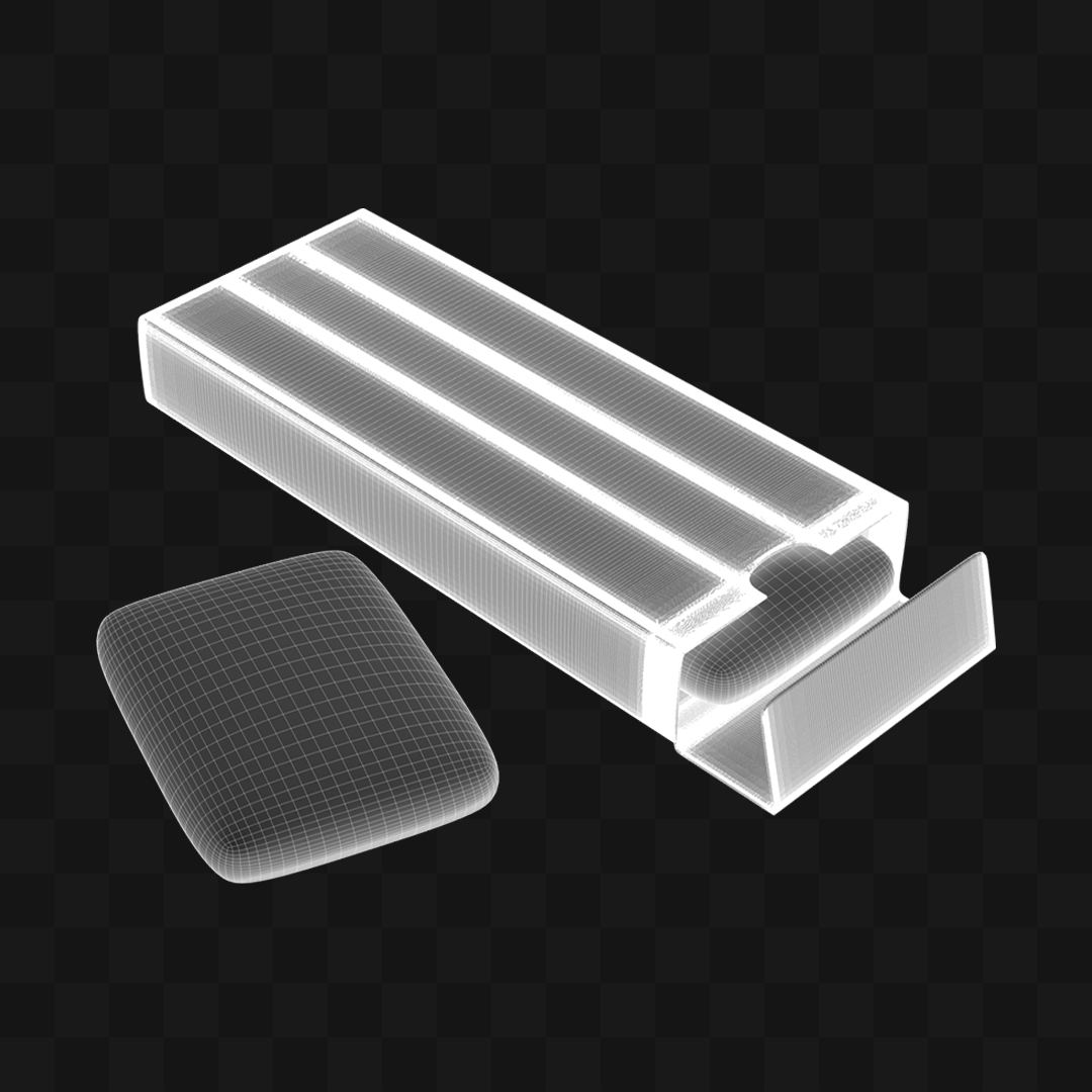 Caixa de Chicletes - Modelo 3D