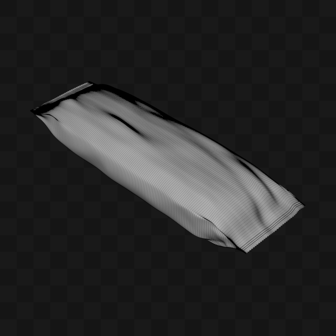 Embalagem de Chicletes - Modelo 3D