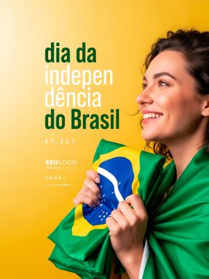 Dia da Independência do Brasil 07 de Setembro Social Media PSD Editável