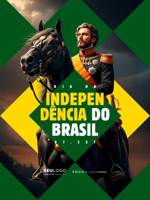 Dia da Independência do Brasil 07 de Setembro Social Media PSD Editável