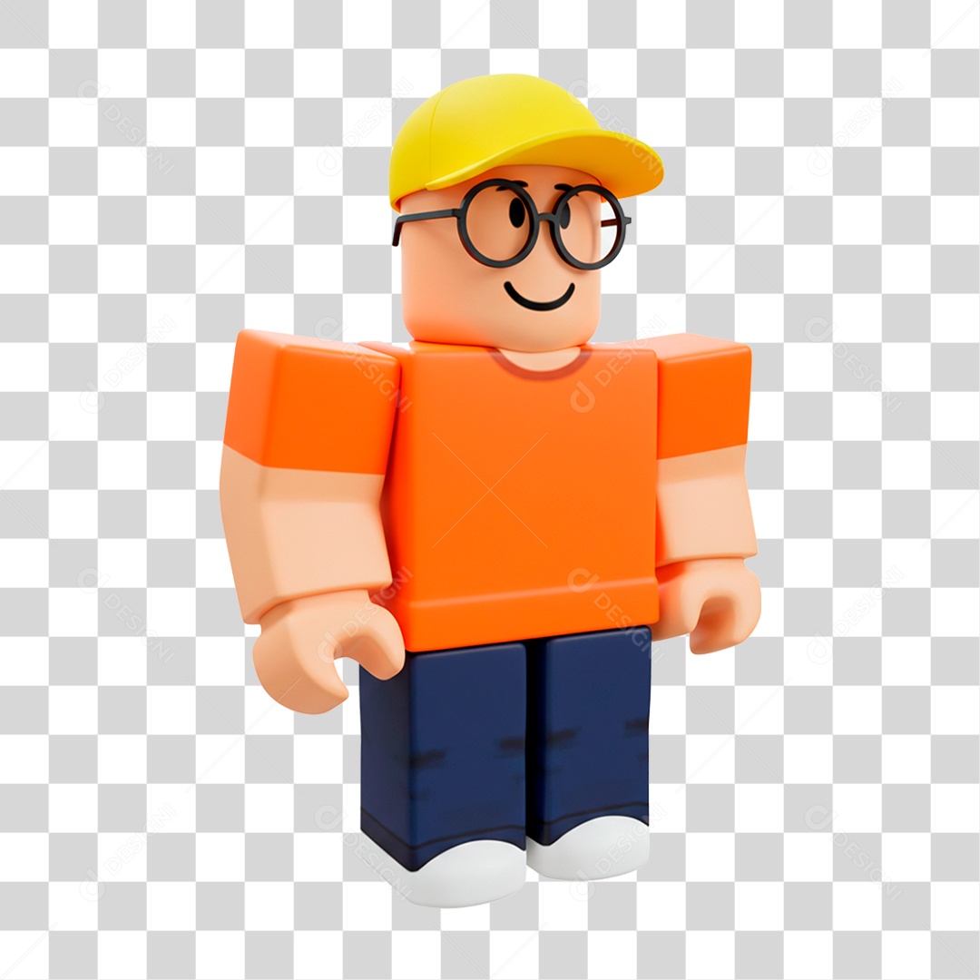 Personagem Roblox PNG Transparente