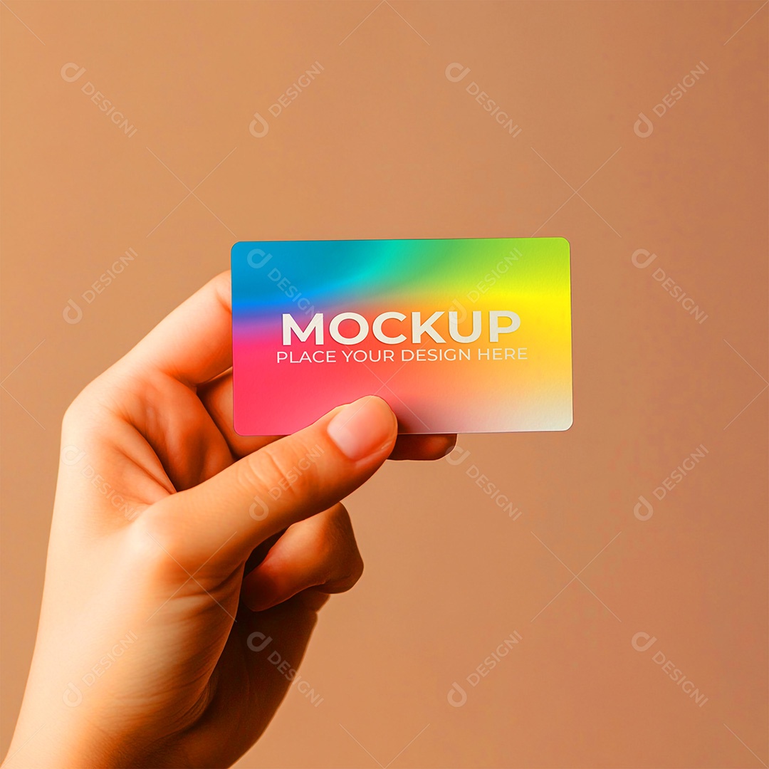 Mockup de Cartão PSD Editável
