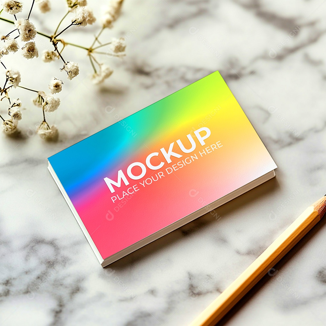 Mockup de Cartão PSD Editável