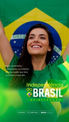 Story Dia da Independência do Brasil 07 de Setembro Social Media PSD Editável