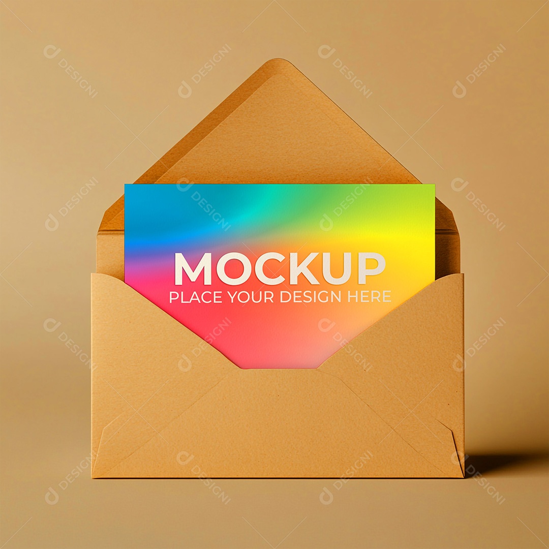 Mockup de Cartão PSD Editável