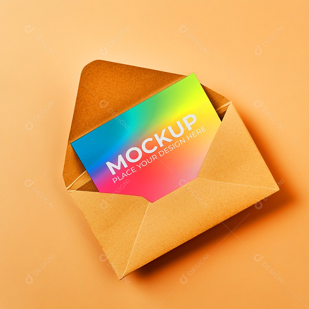 Mockup de Cartão PSD Editável