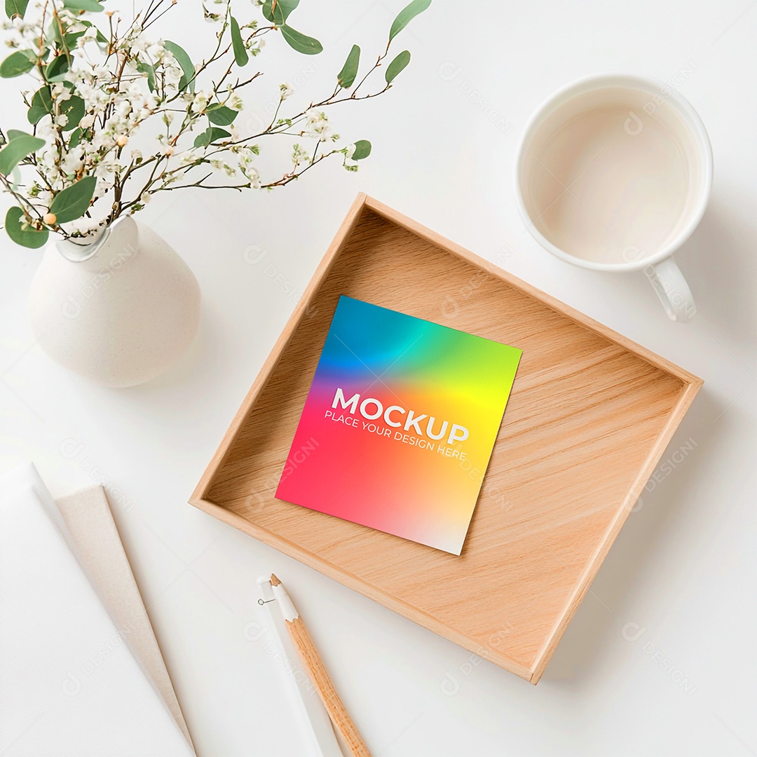 Mockup de Cartão PSD Editável