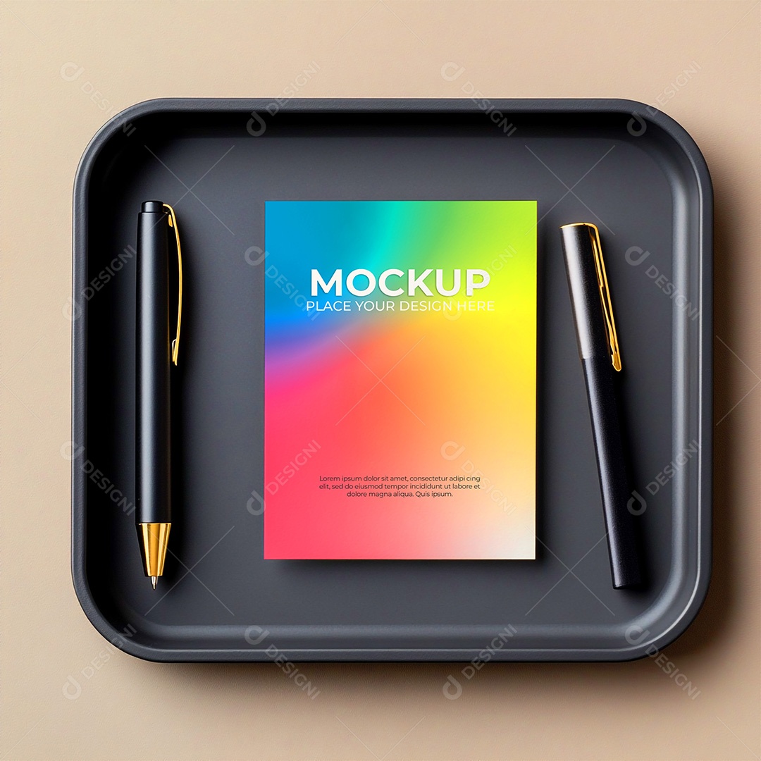 Mockup de Cartão PSD Editável