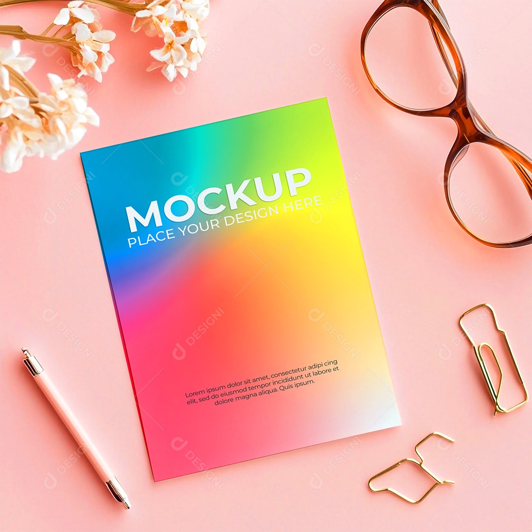 Mockup de Cartão PSD Editável