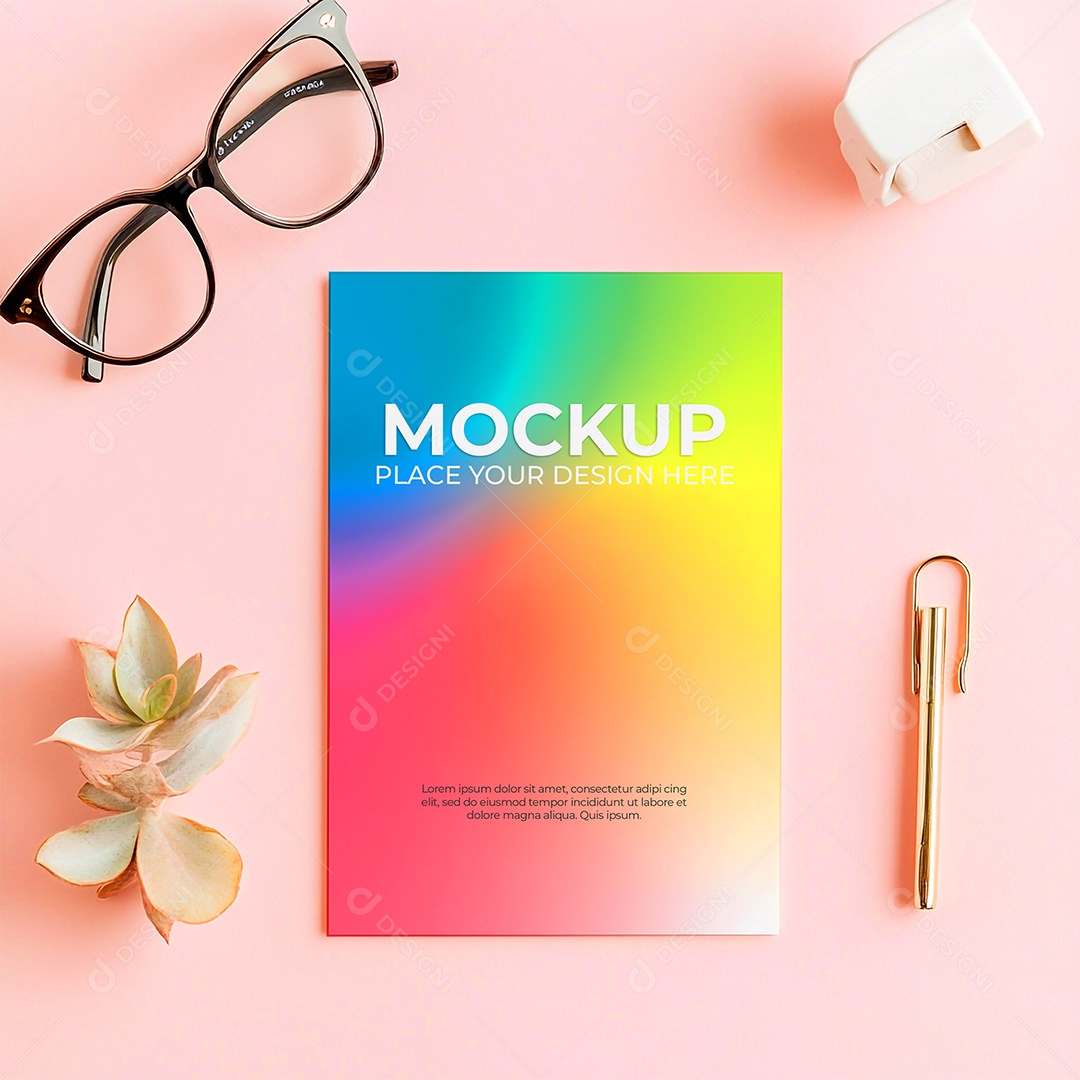 Mockup de Cartão PSD Editável