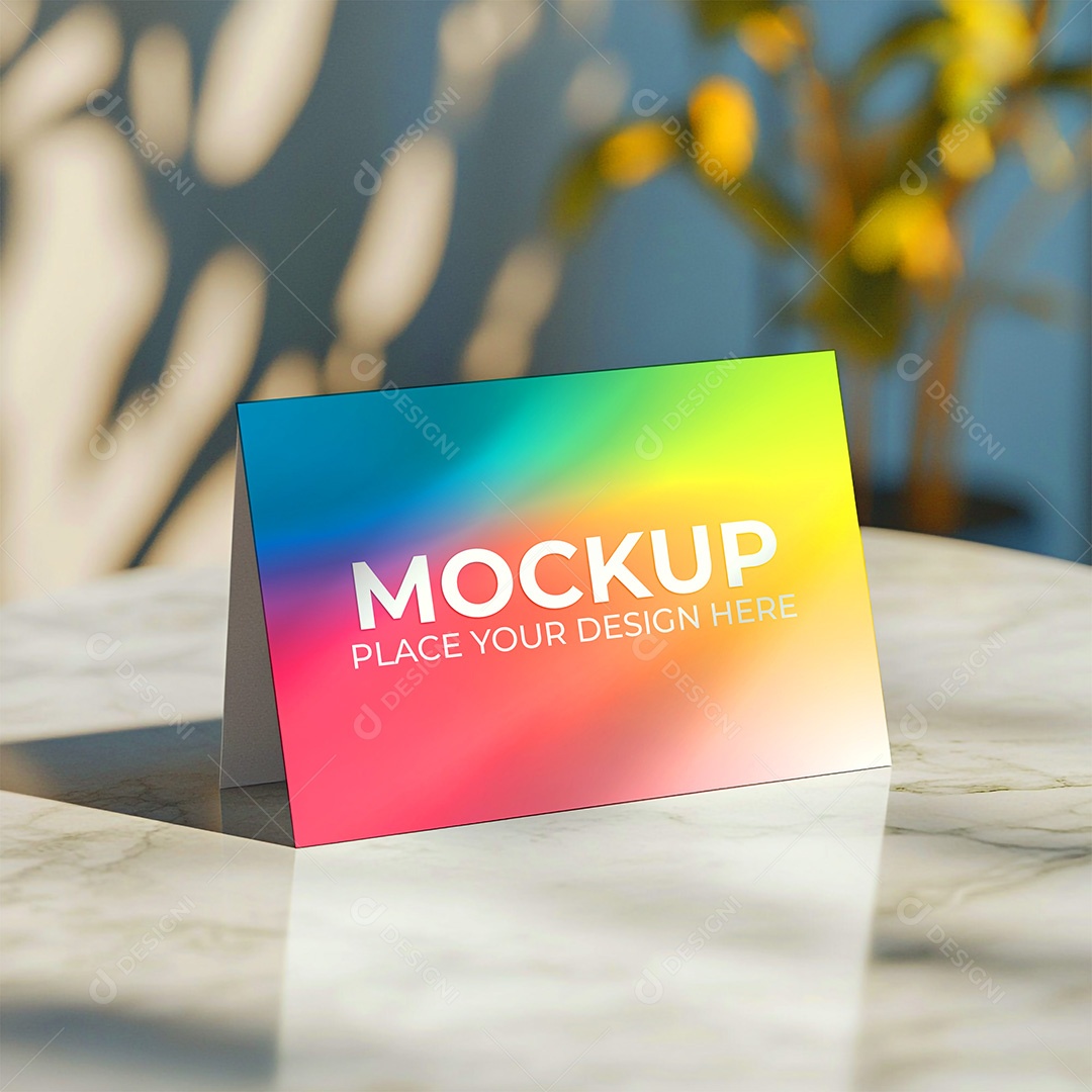 Mockup de Cartão PSD Editável