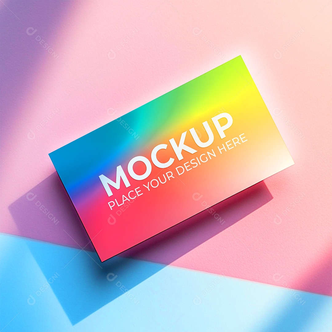 Mockup de Cartão PSD Editável