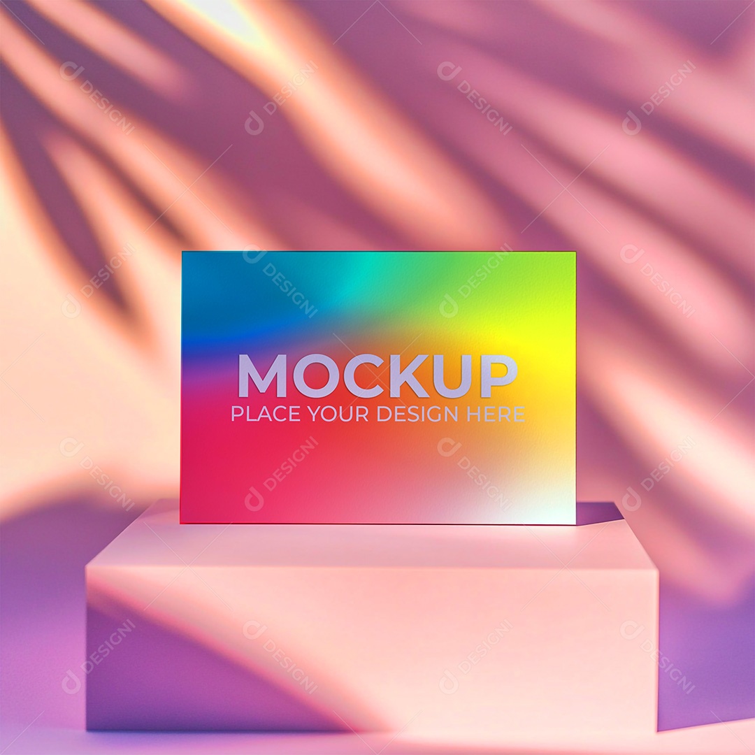 Mockup de Cartão PSD Editável