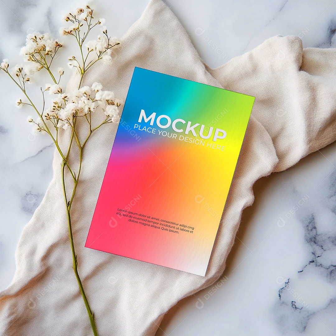 Mockup de Cartão PSD Editável