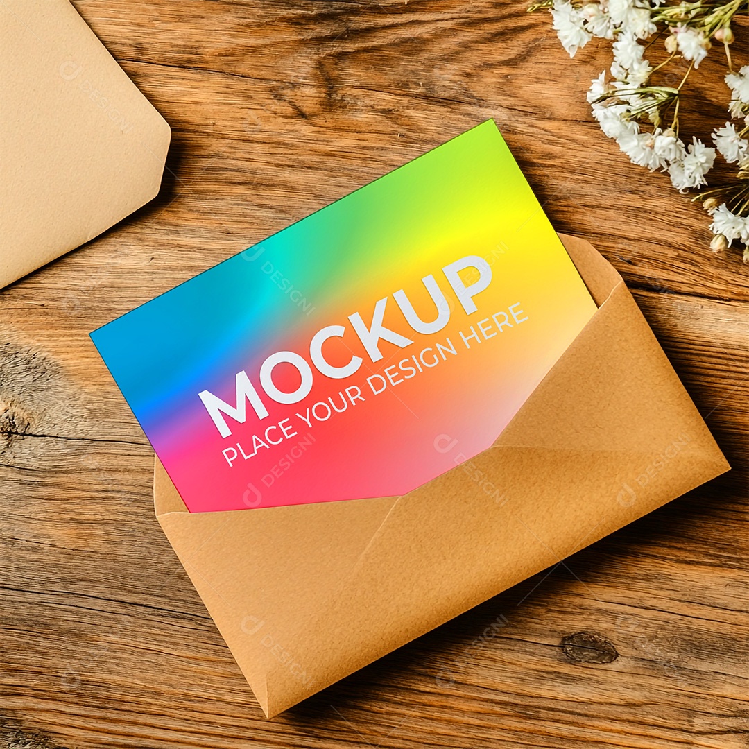 Mockup de Cartão PSD Editável