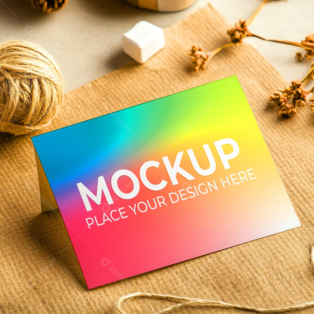 Mockup De Cartão PSD Editável