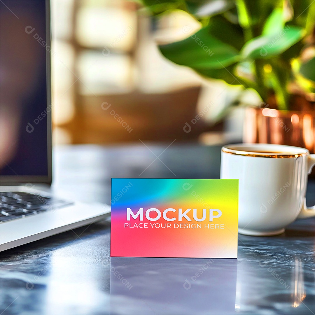 Mockup de Cartão PSD Editável