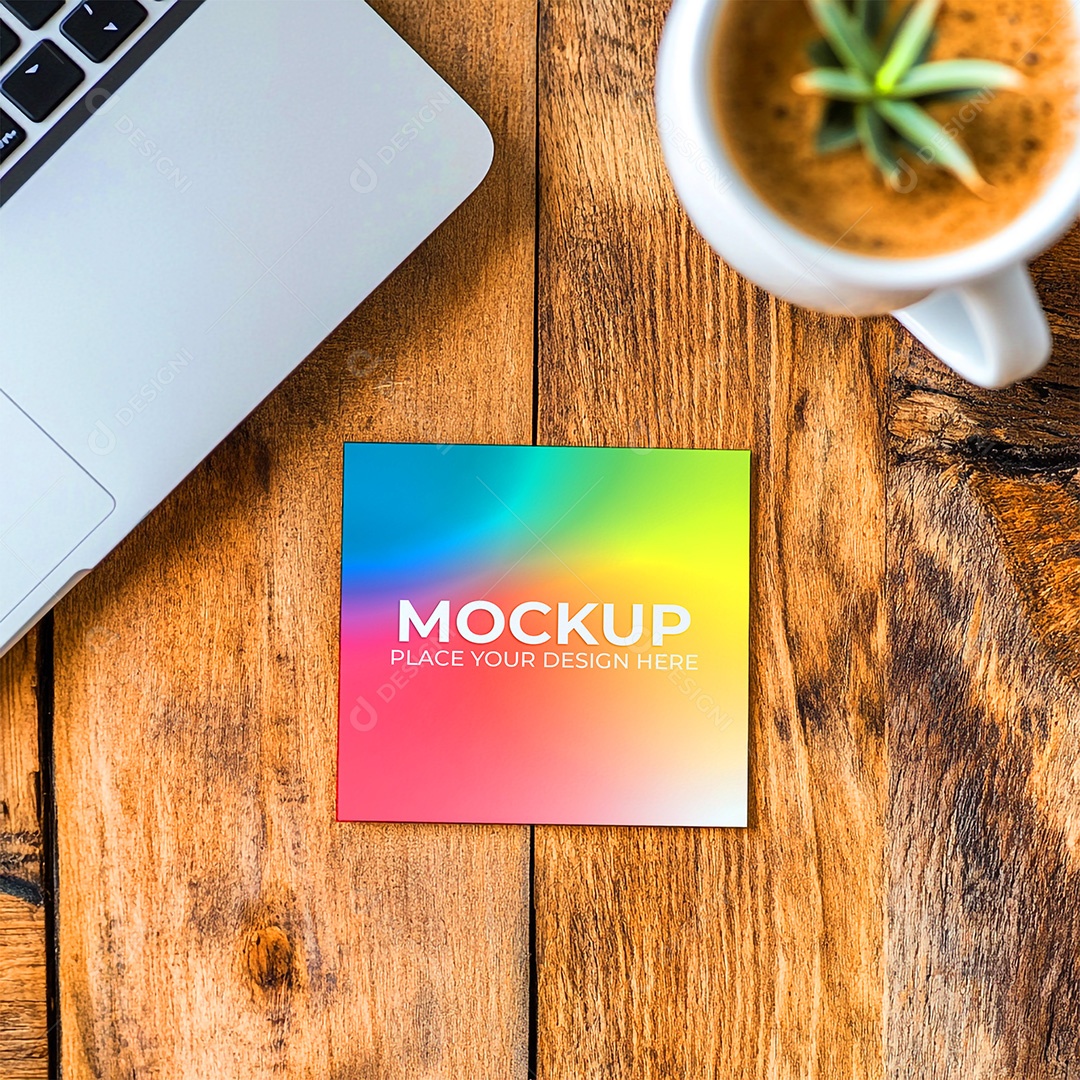 Mockup de Cartão PSD Editável