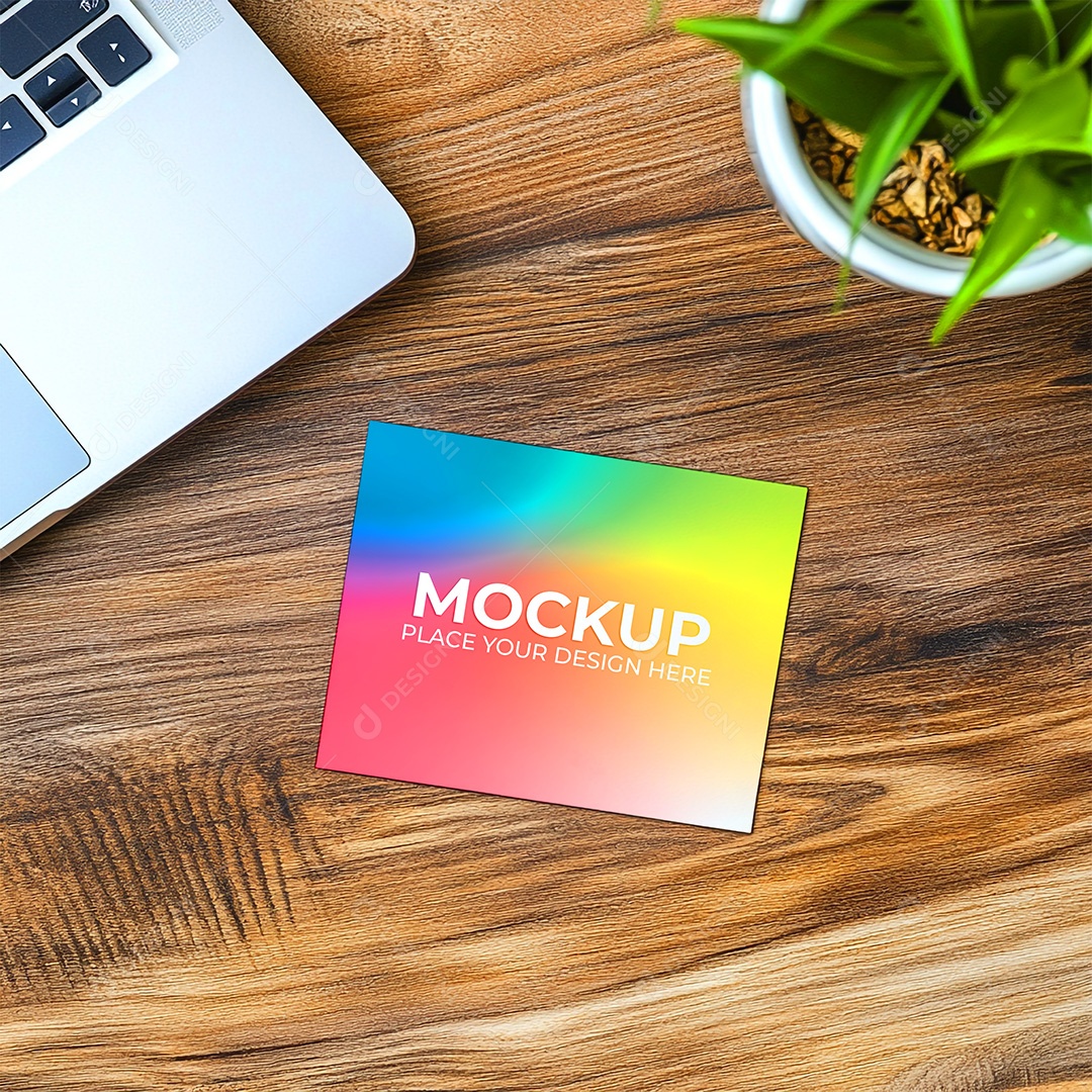 Mockup de Cartão PSD Editável