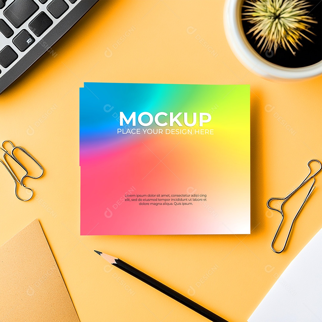 Mockup de Cartão PSD Editável