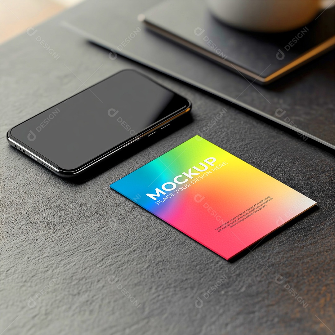 Mockup de Cartão PSD Editável