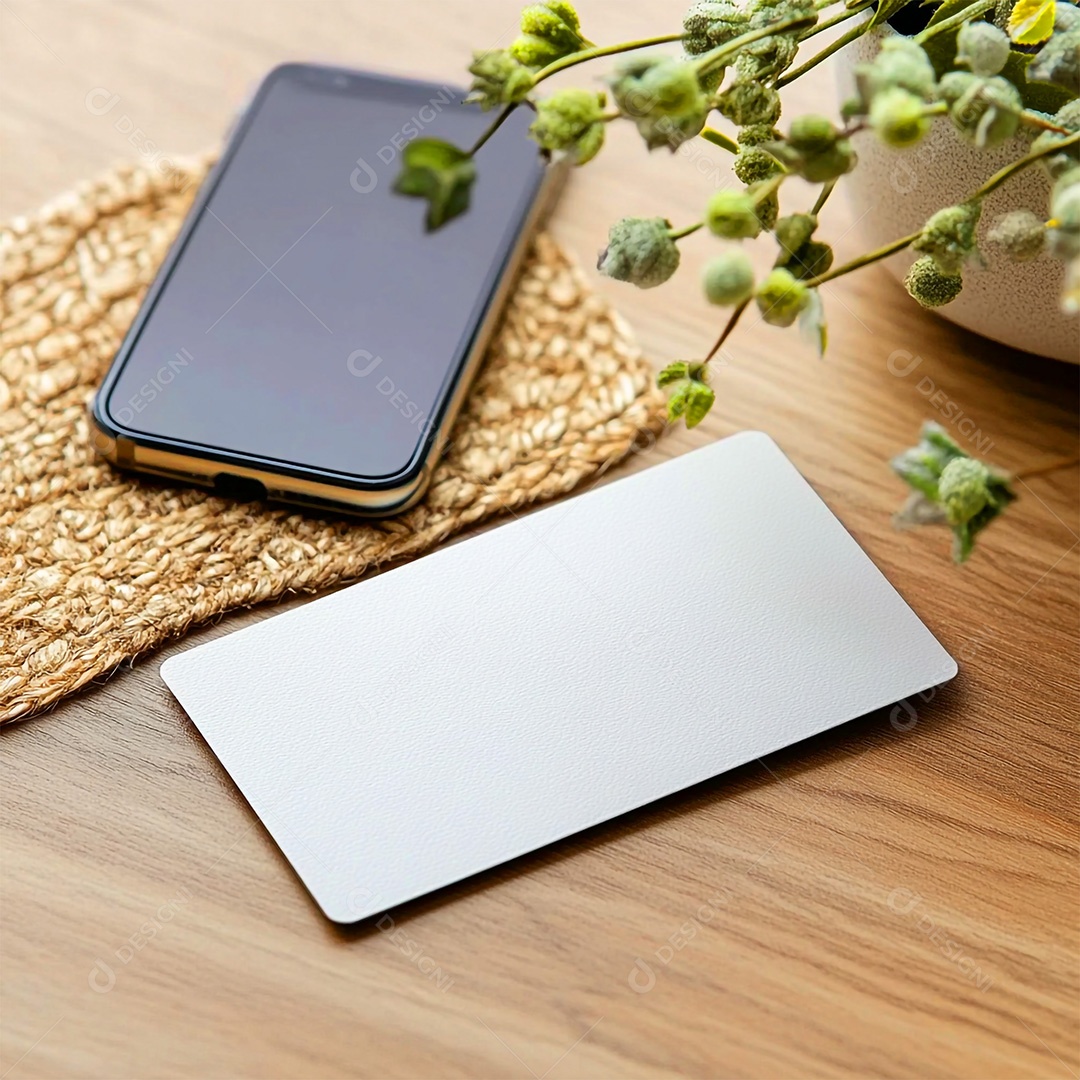 Mockup de Cartão PSD Editável