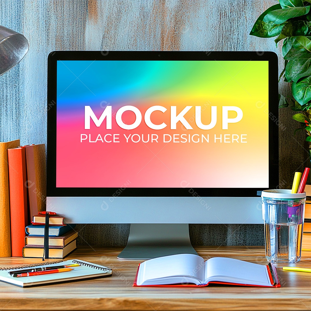 Mockup Tela De Computador PSD Editável