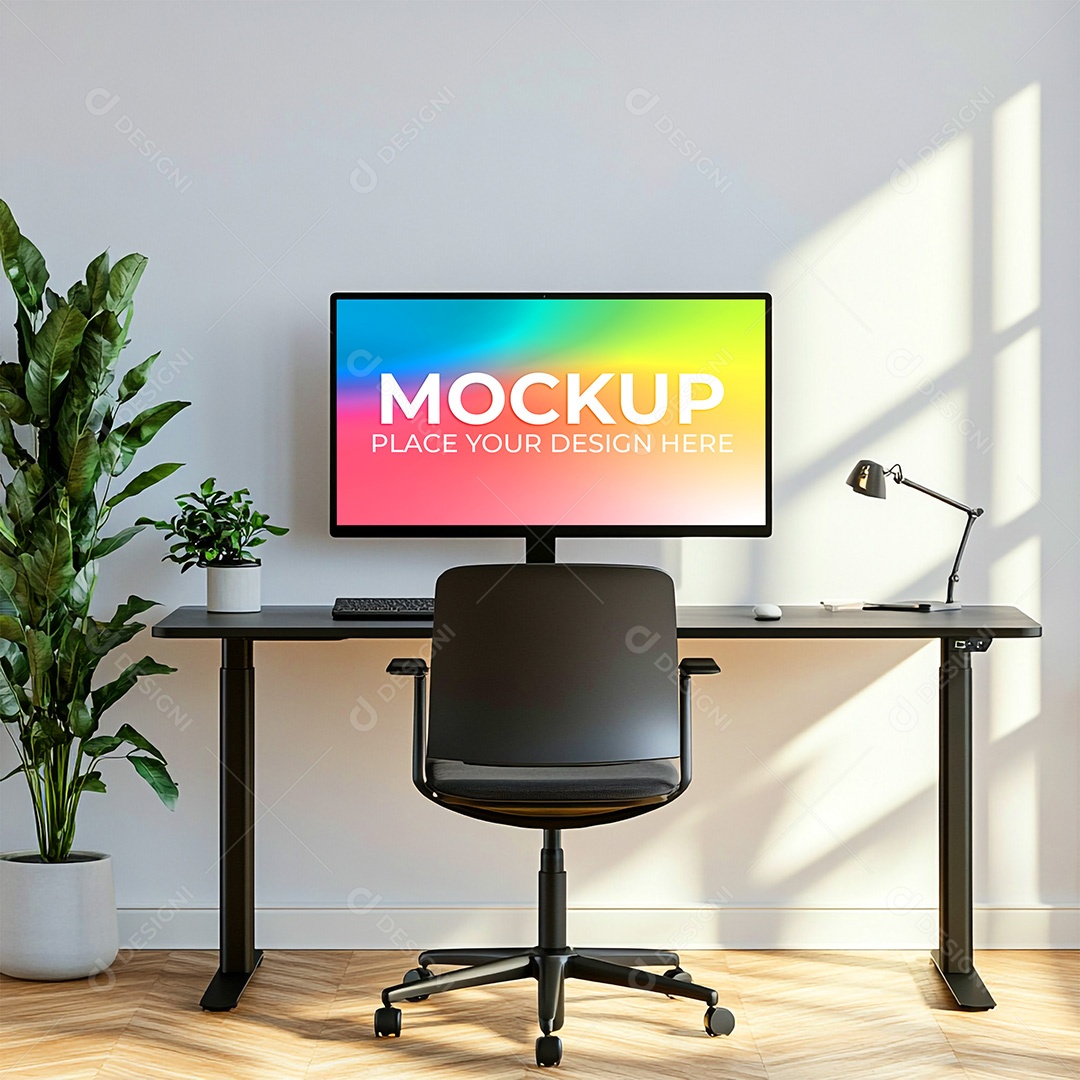 Mockup Tela De Computador PSD Editável