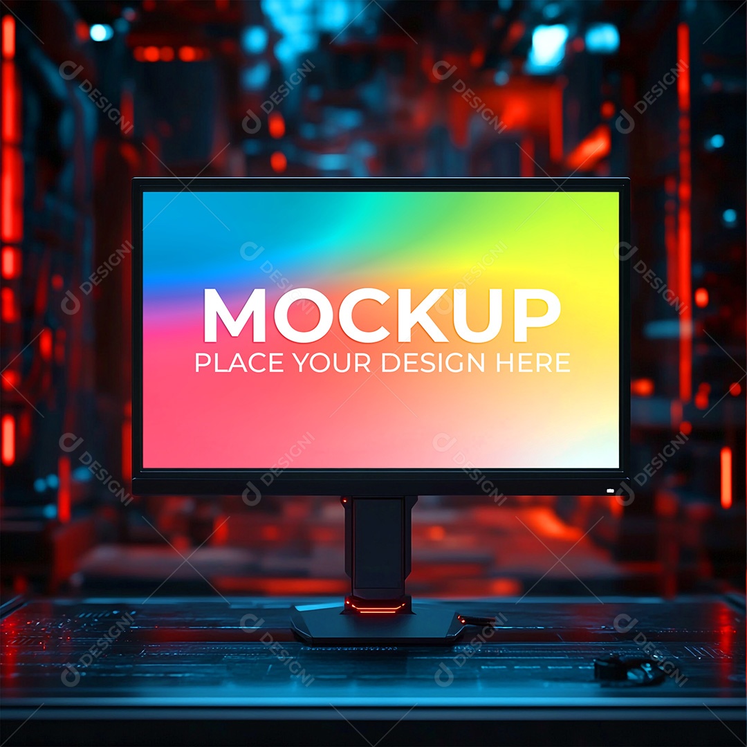 Mockup Tela De Computador PSD Editável