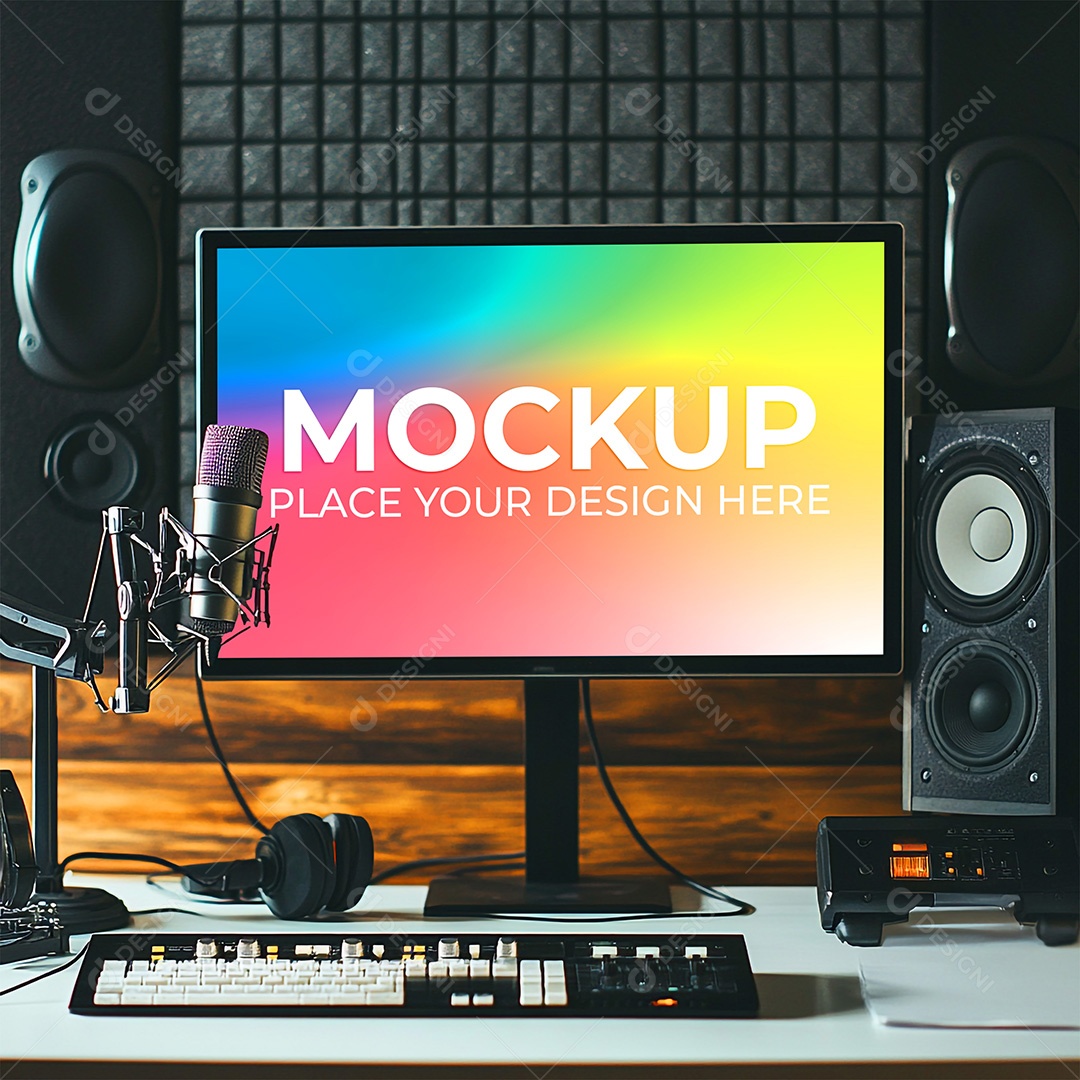 Mockup Tela De Computador PSD Editável