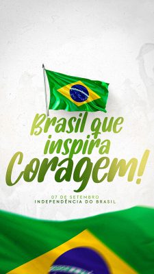 Story Dia da Independência do Brasil 07 de Setembro Social Media PSD Editável