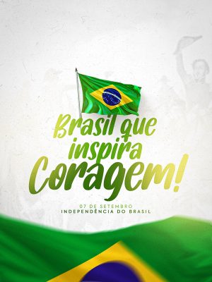 Dia da Independência do Brasil 07 de Setembro Social Media PSD Editável