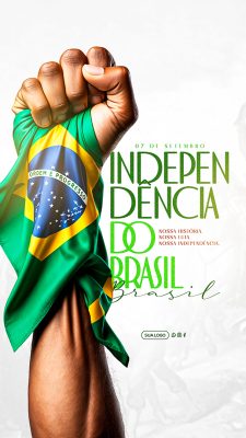Story Dia da Independência do Brasil 07 de Setembro Social Media PSD Editável