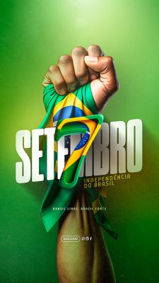 Story Dia da Independência do Brasil 07 de Setembro Social Media PSD Editável