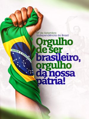Dia da Independência do Brasil 07 de Setembro Social Media PSD Editável